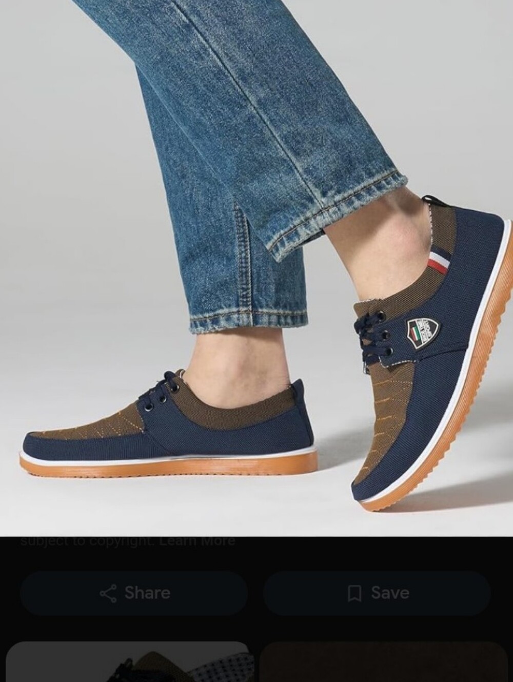NWT.Men’s Casual Navy and Olive Lace-Up Sneaker